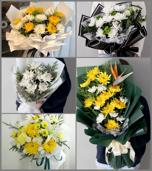 湖北恩施州来凤县绿水镇老鹰岩村白事花束代送